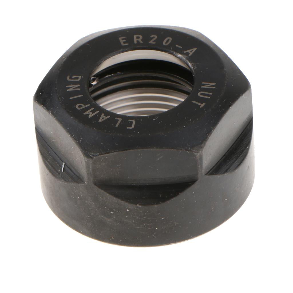 Carbon Steel ER20A Type Collet Clamping Nut for Lathe CNC Milling Chuck Holder 