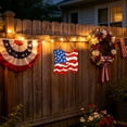 thumbnail image 4 of Fareti 4th of July Flag Ornaments Colorful Window Hanging Decorations Home Wall Decor for Bedroom Patio Indoor Outdoor, 4 of 6