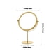 thumbnail image 2 of Espejo De Tocador Giratorio Con Almacenamiento, Altura Ajustable, Decoración Moderna, Marco De Metal Dorado, Base Estable, 2 of 7