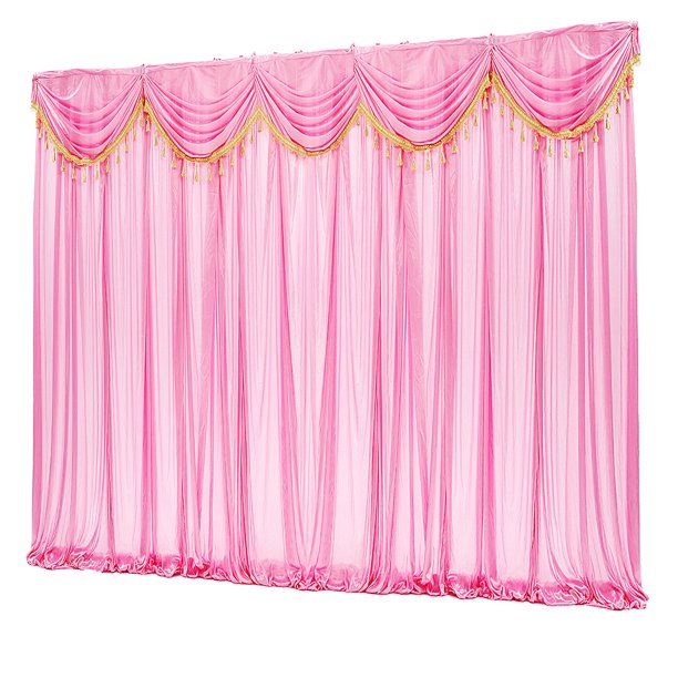 10ftx10ft Silk Wedding Backdrop Party Backdrop Drapes Stage Backdrop
