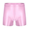thumbnail image 5 of MSemis Men's Swim Trunks Elastic Nylon Underwear High Waist Swim Shorts Swimming Trunk Pink XL, 5 of 6