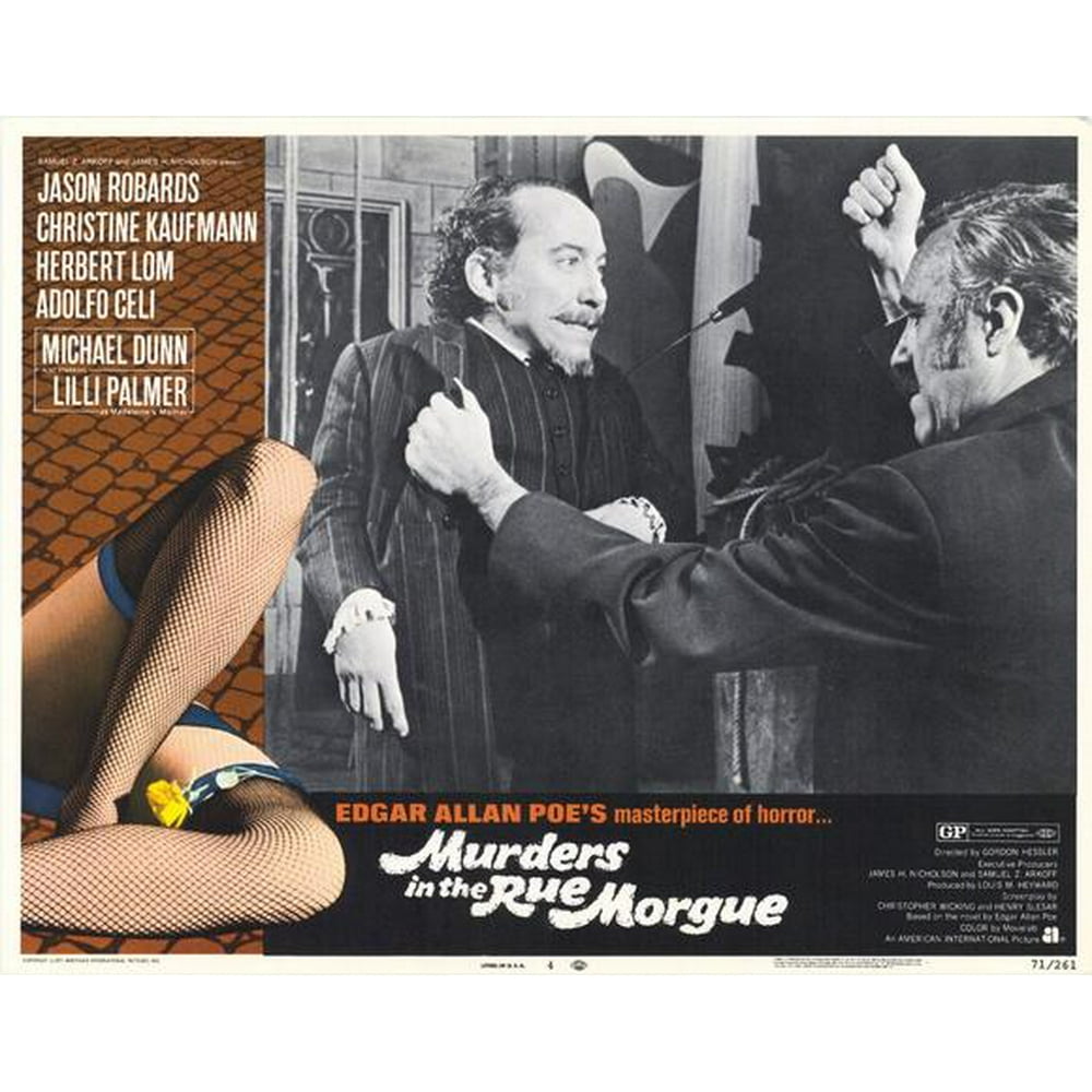 Murders in the Rue movie POSTER (Style D) (11 Murders in the Rue movie POSTER (Style D) (11