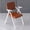 Brown, variant on Leather Reception Chairs Foldable Computer Desk Chair Meeting Chair Conference Chair No Wheels,Upholstered Guest Chair for Home School Remote Learning Waiting Room