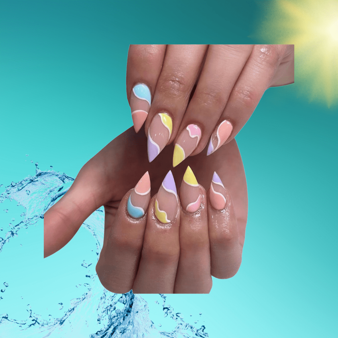 NABulous™ Clear Stiletto Short Soft Gel Nail Starter Kit | Professional Nail Kit | Short Length Full Cover Nail Tips | DIY Manicure Essentials (Stiletto Short)