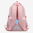 thumbnail image 6 of ibiyuan Cute Backpack Unisex Soft Book Bag with Pockets Solid Color Back To School Supplies Casual, Daily Use, Commute,One Size,Red, 6 of 9