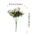 thumbnail image 2 of Milisten Flor De Seda Peonía Artificial Rosa Para De Y Fiesta Con, 2 of 5