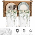 thumbnail image 5 of Green Eucalyptus Leaves Kitchen Towels Set of 3, Spring Floral Weeping Farmhouse Absorbent Dish Towels for Kitchen, Microfiber Hand Towel, Quick Drying Tea Towel for Cleaning Decorative Dishcloths, 5 of 7