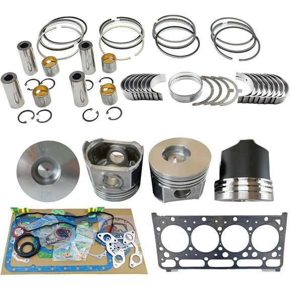 V2203 Engine Overhaul Rebuild Kit (No cylinder liner and valve) Combustion Chamber 40mm For Kubota V2203-DI V2203 V2203T V2203E V2203B Engine For Bobcat 337 331 334 341 Excavator 1G796-21112