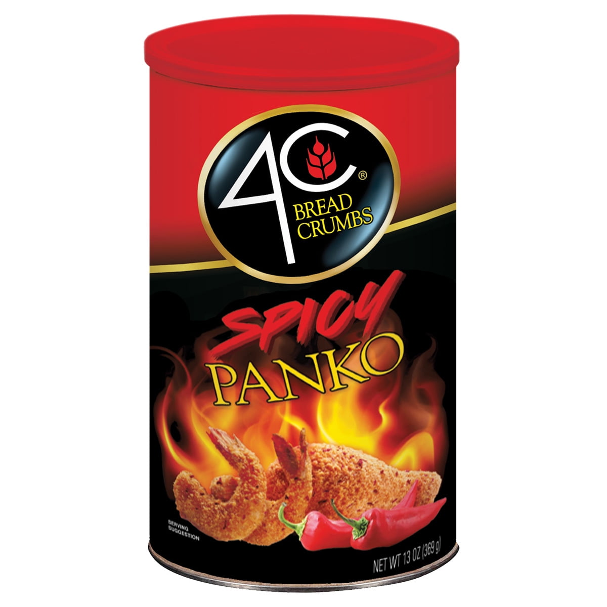 4C Spicy Panko Crumbs, 13oz Canister - Walmart.com