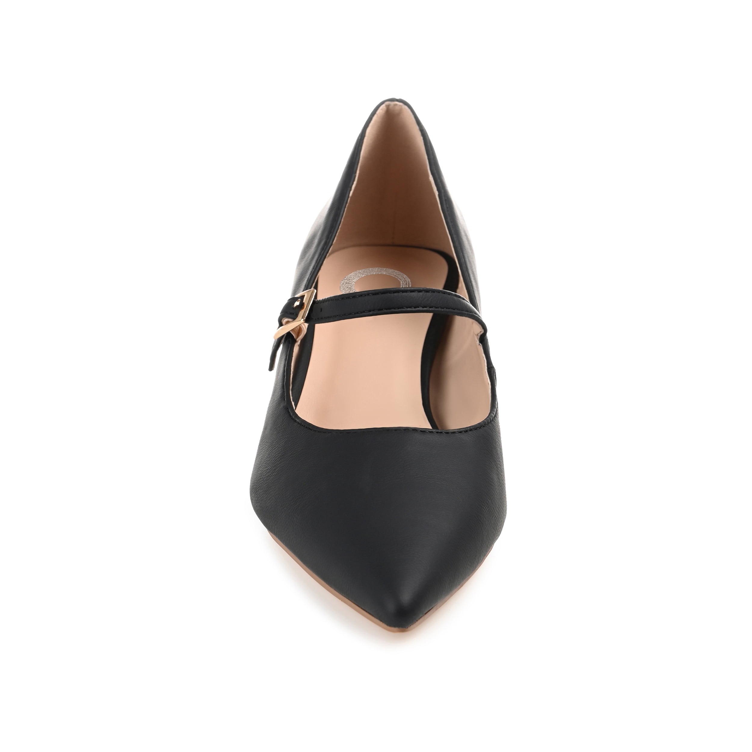 Journee Womens Manza Kitten Heel Mary Jane Pointed Toe Pumps, Widths Available