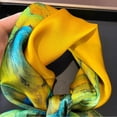 thumbnail image 4 of CAILDANL Women's 100% Pure Mulberry Silk Small Square Scarf - Neckerchief Women - Silk Headscarf - 21" x 21", 4 of 5