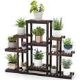 thumbnail image 1 of Gymax 6-Tier Flower Wood Stand Plant Display Rack Multifunctional Storage Shelf, 1 of 10