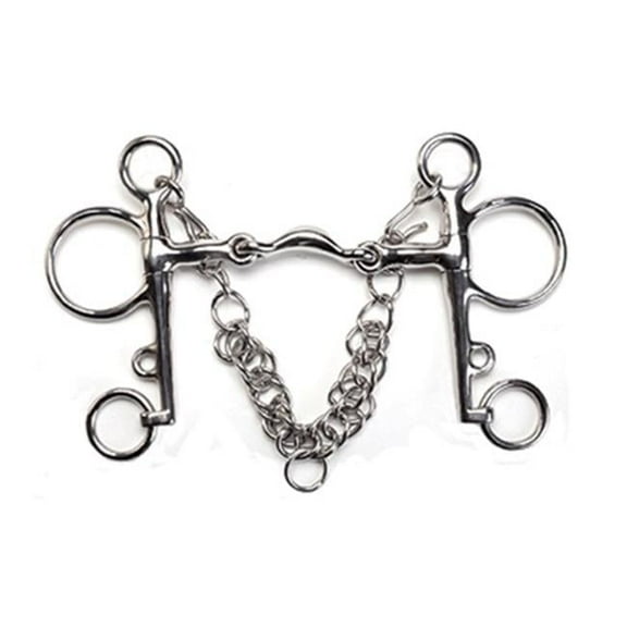 Jacks 1713 Quarter Moon Pelham Bit