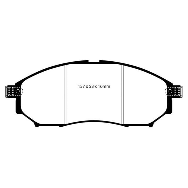 EBC DP51671NDX Bluestuff Front Brake Pads for 2005-2008 Infiniti G35 3.5L 2WD