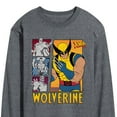 thumbnail image 3 of Marvel Wolverine - Vs Villains - Men's Long Sleeve Graphic T-Shirt, 3 of 5