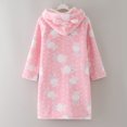 thumbnail image 7 of Ydojg Cute Bathrobe For Toddler Girls Winter Long Sleeve Cartoon Rabbit Bear Wear Hooded Clothes For 4-5 Years, 7 of 7