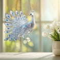 thumbnail image 6 of 2D Peacock Acrylic Hanging Ornament Flat Pendant Home Decoration Window Car Mirror Christmas Tree Decor Gift for Home Office, 6 of 6