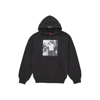 Supreme Men's Wild Embroidered Hooded Sweatshirt Black, from