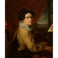 thumbnail image 3 of Walenty Wańkowicz 15x17 Black Modern Framed Museum Art Print Titled - Portrait of Karolina Towiańska (1831), 3 of 5