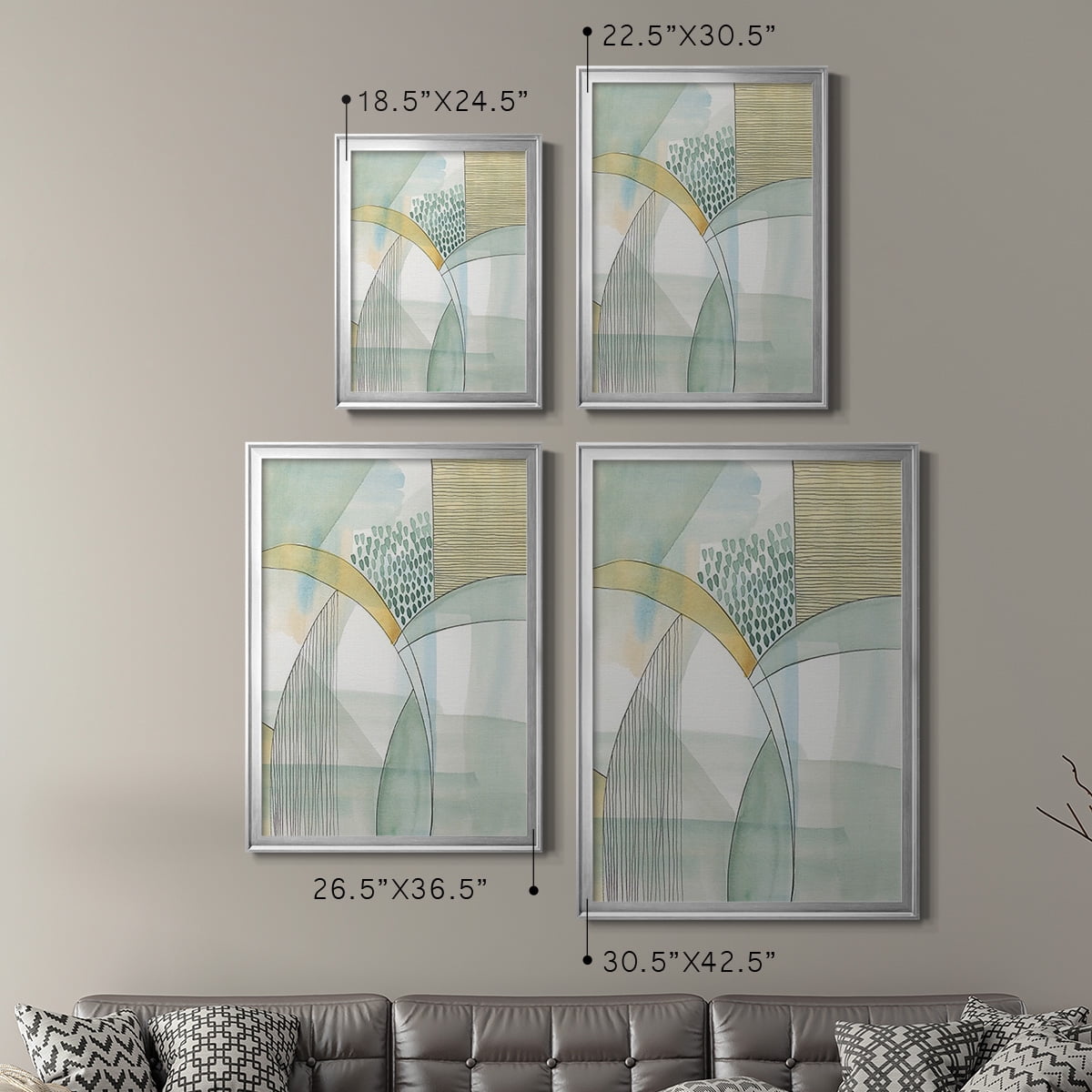 Mint Reflection I Premium Framed Print, in Gold, Black, or Silver - Ready to Hang