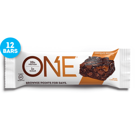 ONE Brands Protein Bar, Chocolate Brownie, 20g Protein, 12 Count