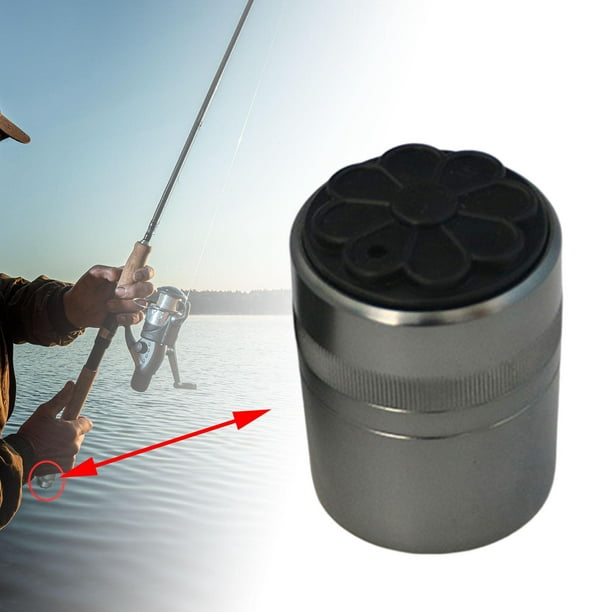 koolsoo Fishing Rod Butt Caps Easy to Install Aluminum Alloy with Drain  Hole Lightweight 26.5mm 