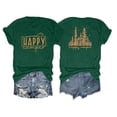 thumbnail image 1 of T-shirt Femmes Dames Été Populaire Col Rond Imprimé Cèdre T-Shirt Confortable Femmes Vert Clair TTG, 1 of 2