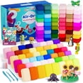 thumbnail image 1 of Arcilla de modelar AESTD-St Air Dry 102 colores con herramientas para esculpir, 1 of 6