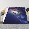 thumbnail image 1 of Fotbe Planets Stars And Galaxies Manta de Franela con Estampado, Manta Ultrasuave para Cama, Sofá, Auto, Hipoalergénica y Antibolitas-80"x60", 1 of 6