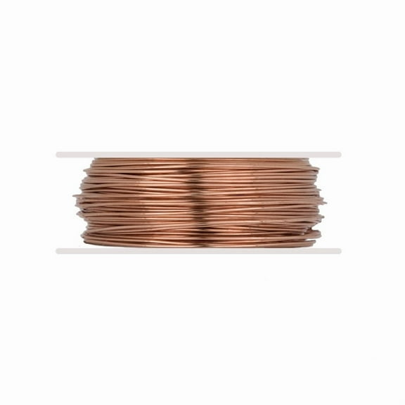 JewelrySupply Copper Dead Soft Wire Round 22 Gauge (20 Foot)