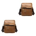 thumbnail image 2 of Qarigey Riñonera multiusos para hombre, cómoda y práctica, riñonera para hombre, riñonera 8980 marrón 8980 marrón 2Conjunto, 2 of 6