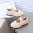 thumbnail image 5 of YLYL Toddler Girls Mary Jane Shoes Soft Sole Slip on School Wedding Party Church Ballet Flats Shoes, 5 of 9