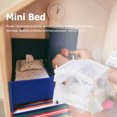 thumbnail image 1 of Linda casa de muñecas cama miniaturas muebles casa de muñecas decoración para casa de muñecas 1/12 Ndcxsfigh libre de BPA, 1 of 6