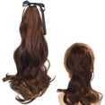 thumbnail image 1 of Miangastore Ponytail Extension Light Brown High Temperature Fiber 1 Set 15.7X3.9X0.4In, 1 of 8