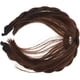 thumbnail image 4 of PTOOTP Pelucas sintéticas de moda, diadema, flequillo frontal, extensiones de cabello para mujeres y niñas (marrón oscuro), 4 of 8