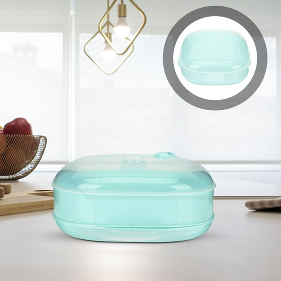 LOLIPPYY Microwave Food Steamer Set in Assorted Colors with Water Loss Reduction Feature