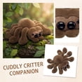 thumbnail image 2 of Spider Plush Toy, 9.8 Inch Soft Realistic Stuffed Animal Spider with Big Eyes, Cute Halloween Simulation Spider Plush, Halloween Christmas Birthday Gift Home Decor, 2 of 5