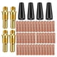 thumbnail image 1 of Kit de Puntas Boquilla Sin Gas con Núcleo Fundente 50 Piezas KP1939-1, Puntas Contacto de 0,030 Pulgadas y 0,035 Pulgadas, Difusores Gas, Accesorio para Pistola de Soldadura Mig, 1 of 5