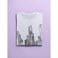 thumbnail image 3 of Chicaco Cityscape T-Shirt Men -Image by Shutterstock, Male Medium, 3 of 4