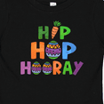 thumbnail image 4 of Inktastic Easter Hip Hop Hooray with Eggs and Carrot Boys or Girls Baby T-Shirt, 4 of 5