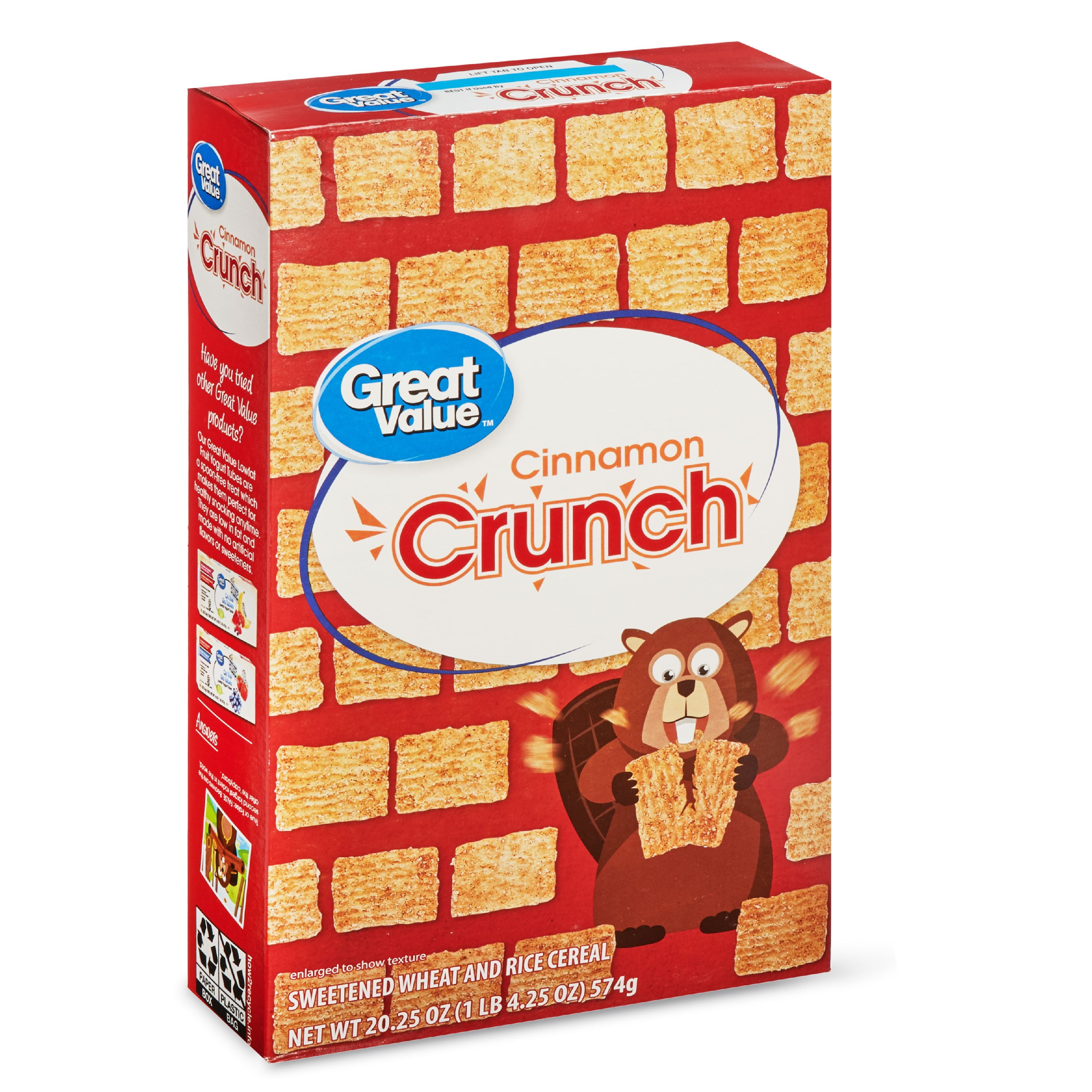 Great Value, Cinnamon Crunch Breakfast Cereal, 20.25 oz
