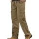 thumbnail image 1 of Pantalones largos lisos informales con bolsillos para exteriores, pantalones clásicos, pantalones de trabajo, pantalones largos de algodón para hombre, 1 of 4
