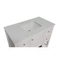 thumbnail image 5 of Lakeshore 42" Bathroom Vanity with White Cabinet and Engineered White Top, 5 of 6