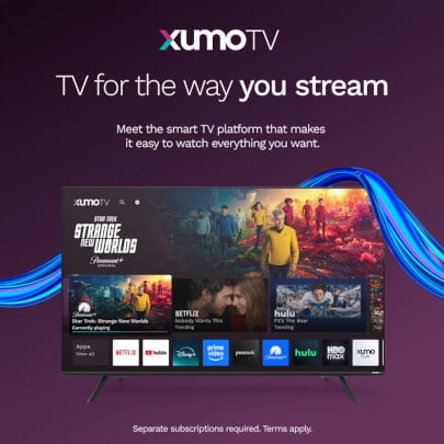 Element E550AE55CG 55 inch Class Revolution Series 4K UHD HDR LED Smart Xumo TV