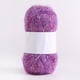 thumbnail image 1 of Nvzi Hilo de ganchillo de color rosa púrpura, 2 rollos de hilo acrílico de grosor medio para manualidades, 40 % poliéster y 60 % acrílico, hilo suave y duradero para tejer y proyectos de ganchillo., 1 of 4