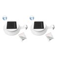 thumbnail image 2 of Ounissouiy Cerca del jardín del patio al aire libre de la luz con energía solar LED Blanco Luz blanca 2Conjunto, 2 of 6