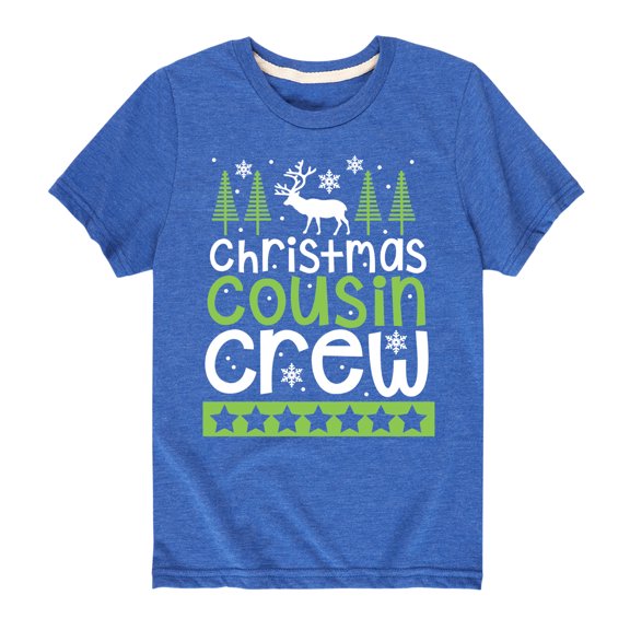 Instant Message - Christmas Cousin Crew Short Sleeve Graphic T-Shirt