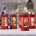 thumbnail image 4 of OUSITAID Lantern Light Christmas Decoration Lamp LED Hanging Telephone Booth Light Party Prop  Snowman, 4 of 10