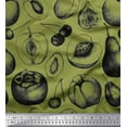 thumbnail image 1 of Soimoi polyester Crepe Fabric Mix Fruits Fabric Prints By Yard 42 Inch Wide, 1 of 3