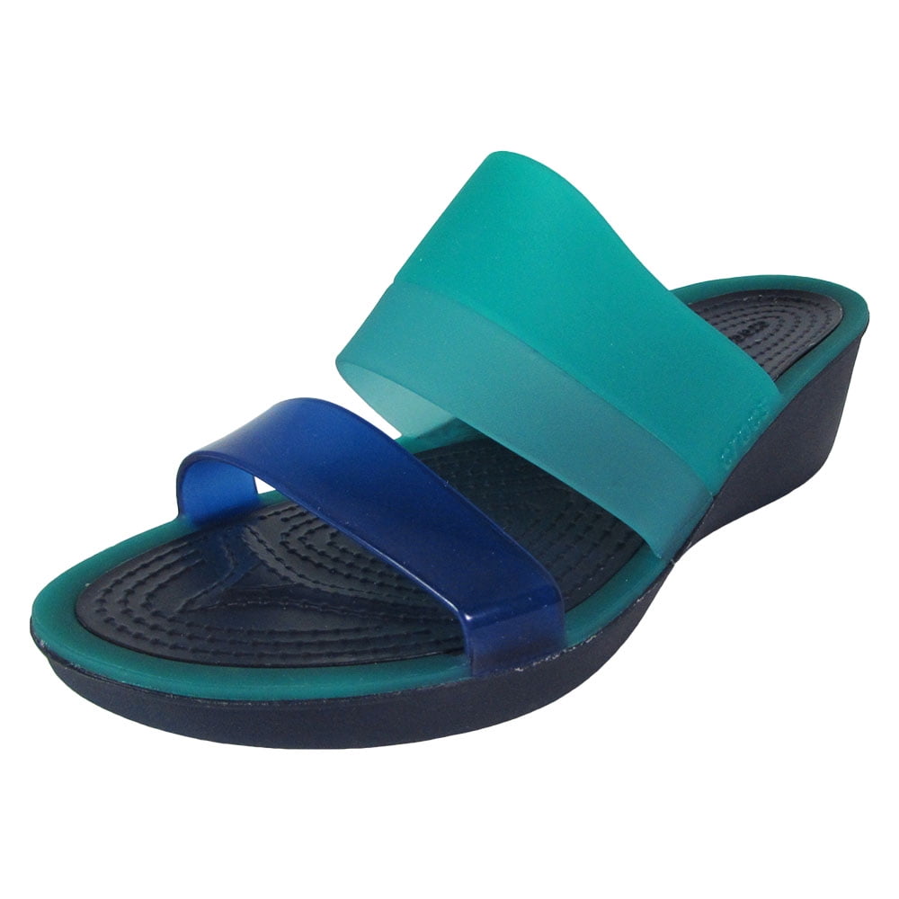 Crocs colorblock wedge Clearance